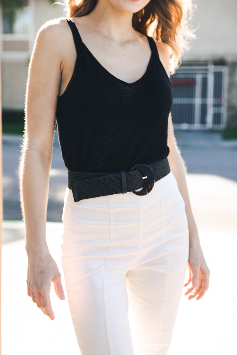 Basketweave Stretch Belt – Textured Waist Cincher - NeoKira Unlimited