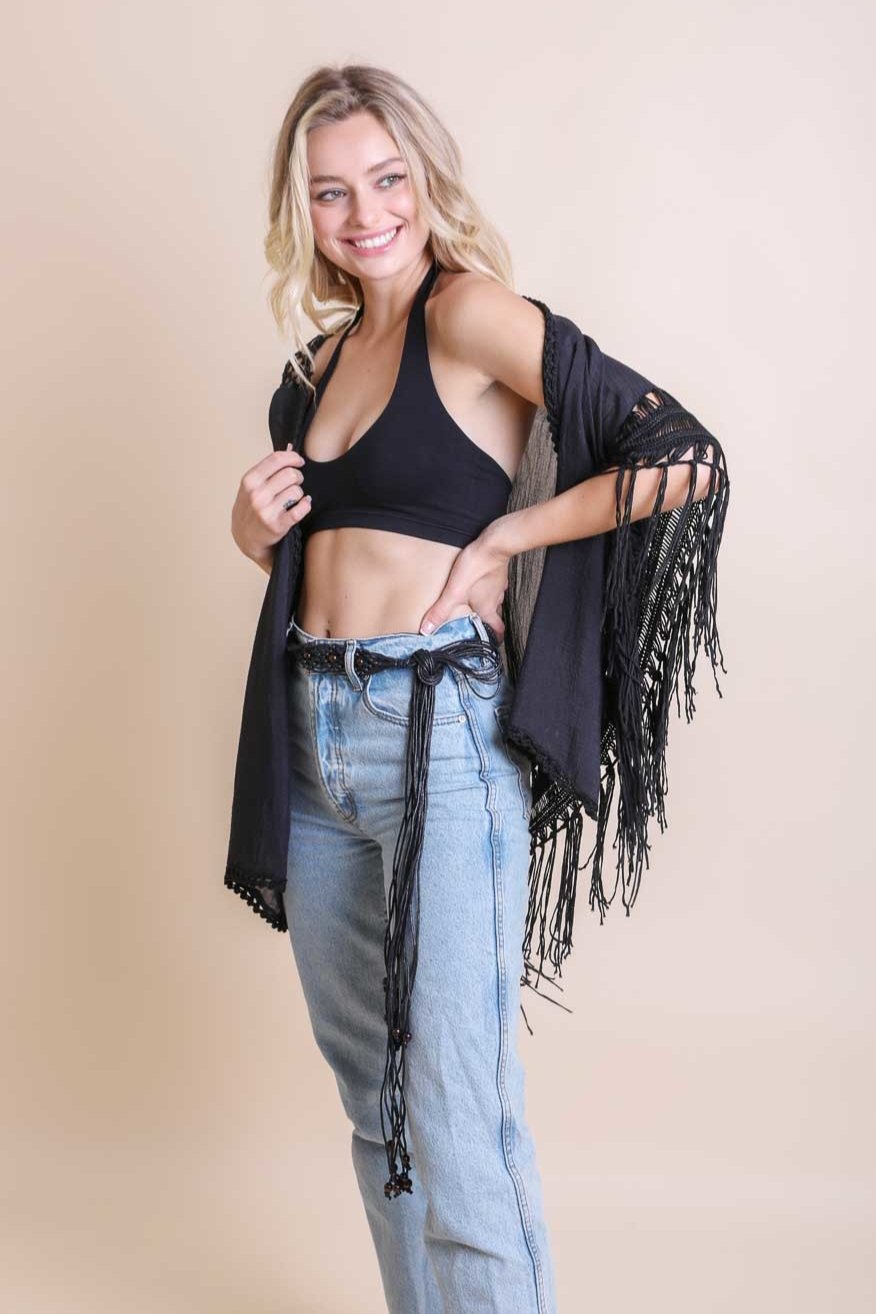 Macrame Tie Belt - NeoKira Unlimited