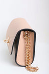 Mini Faux Leather Belt Bag – Chic with Gold Link Chain - NeoKira Unlimited