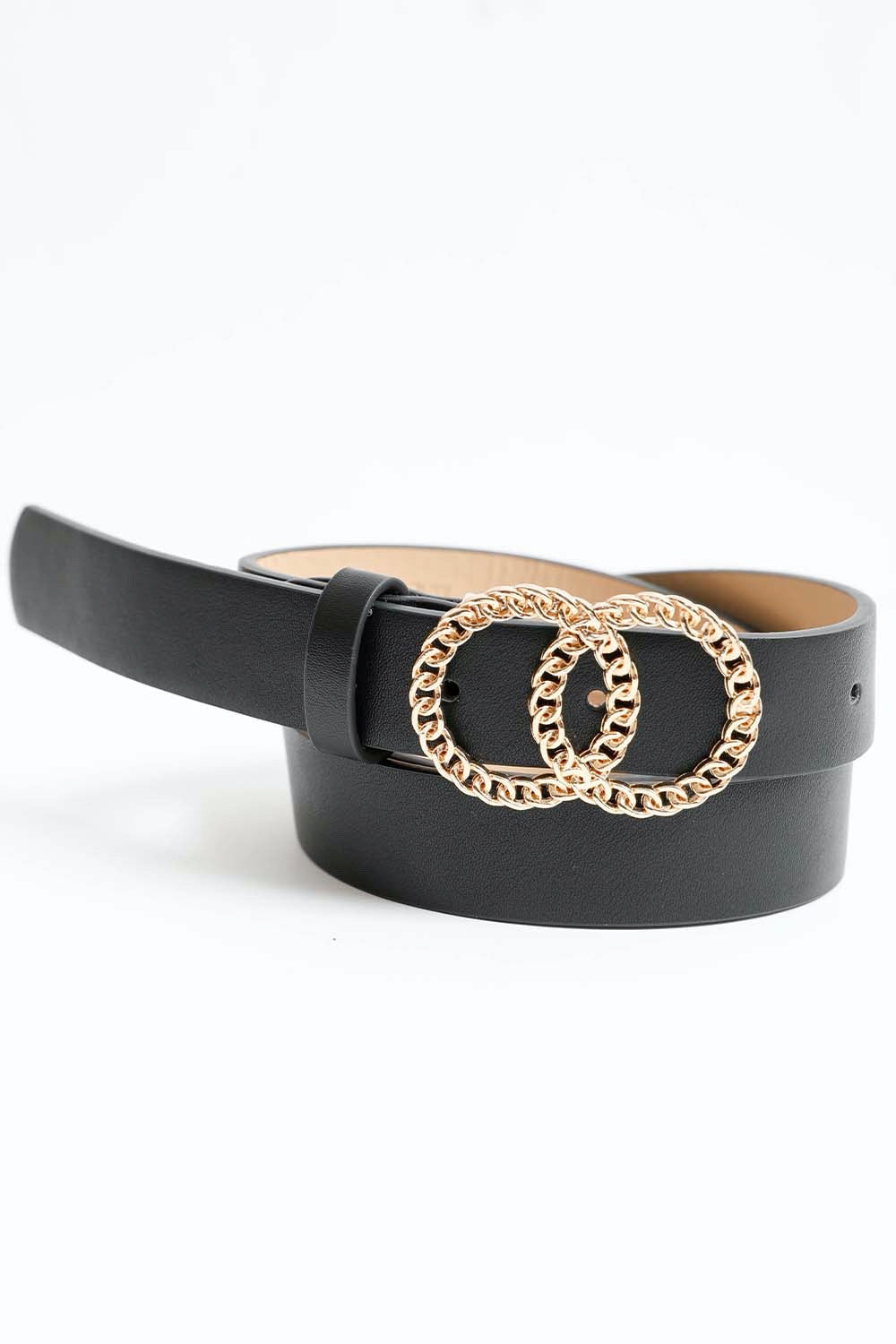 Double Chain Ring Buckle Belt - NeoKira Unlimited