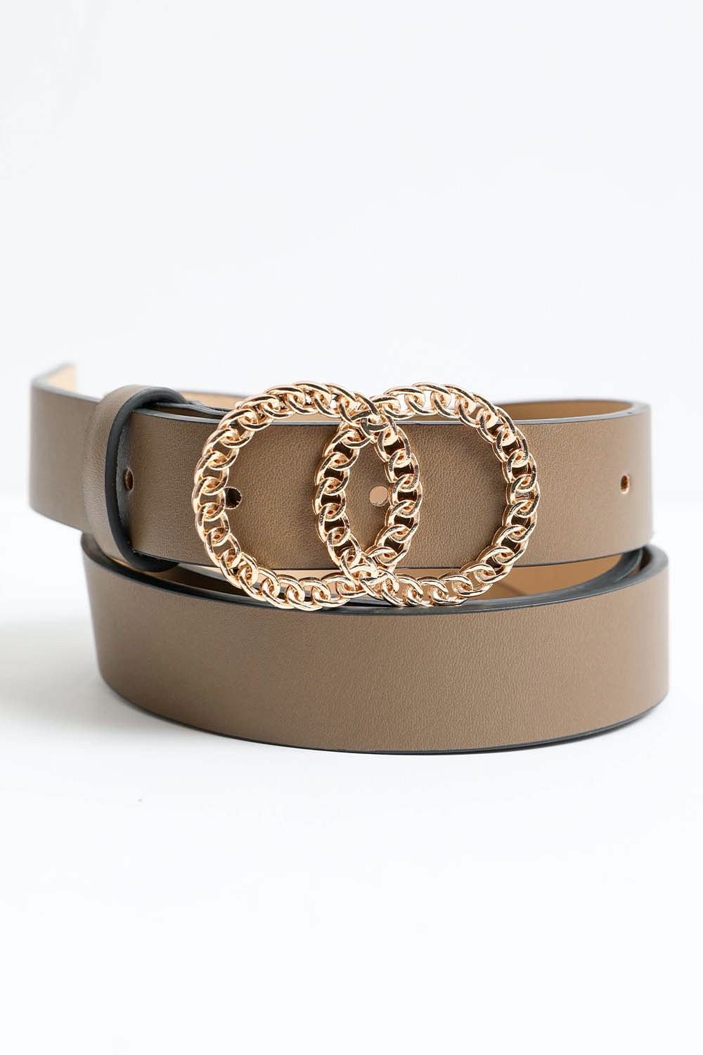 Double Chain Ring Buckle Belt - NeoKira Unlimited