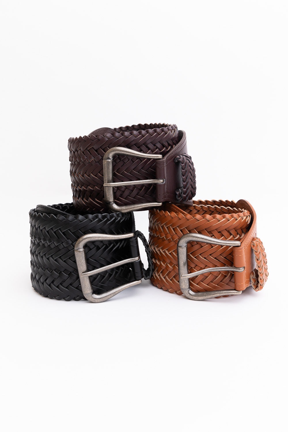 Classic Braided Leather Belt – Wide & Supple Strap - NeoKira Unlimited