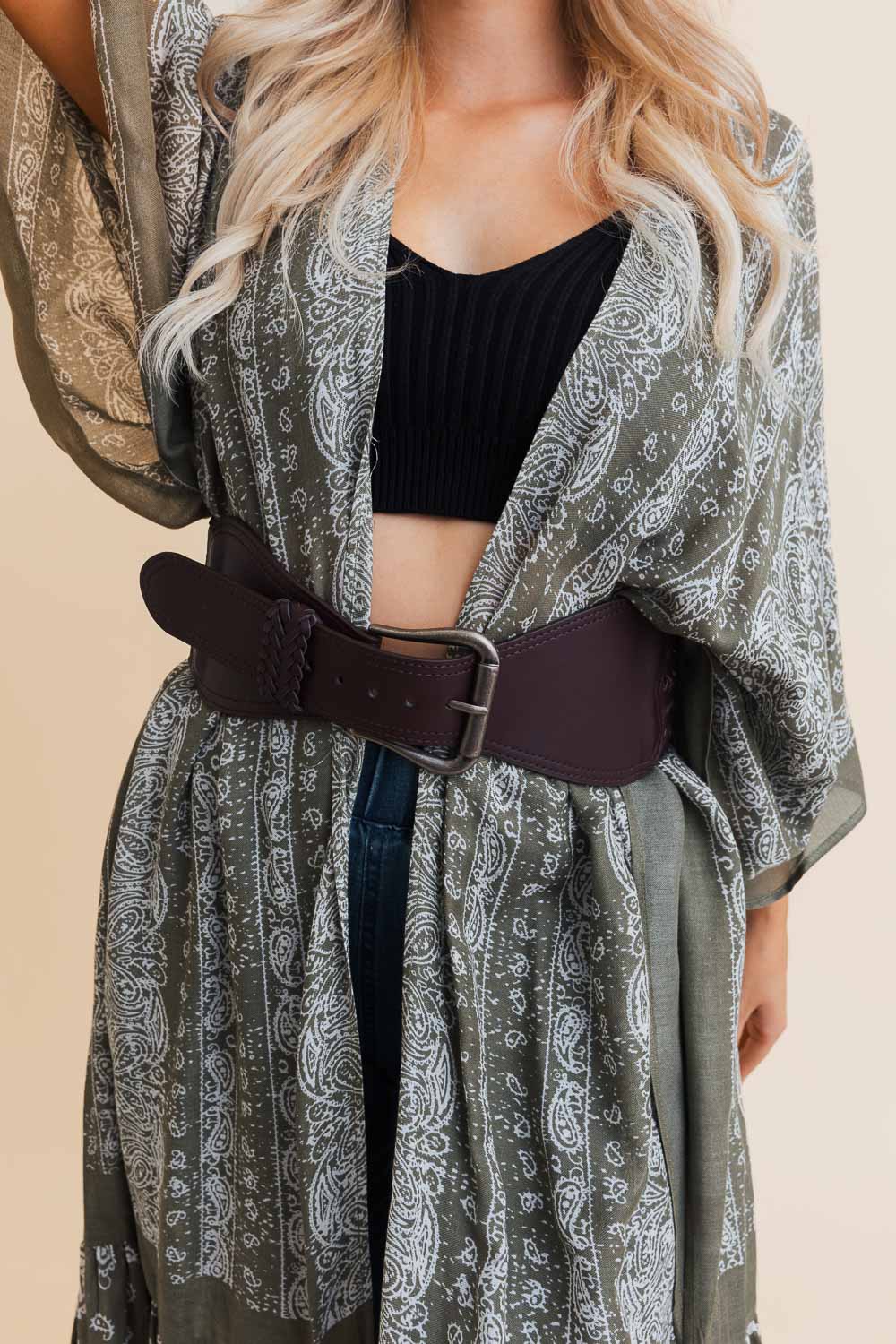 Classic Braided Leather Belt – Wide & Supple Strap - NeoKira Unlimited