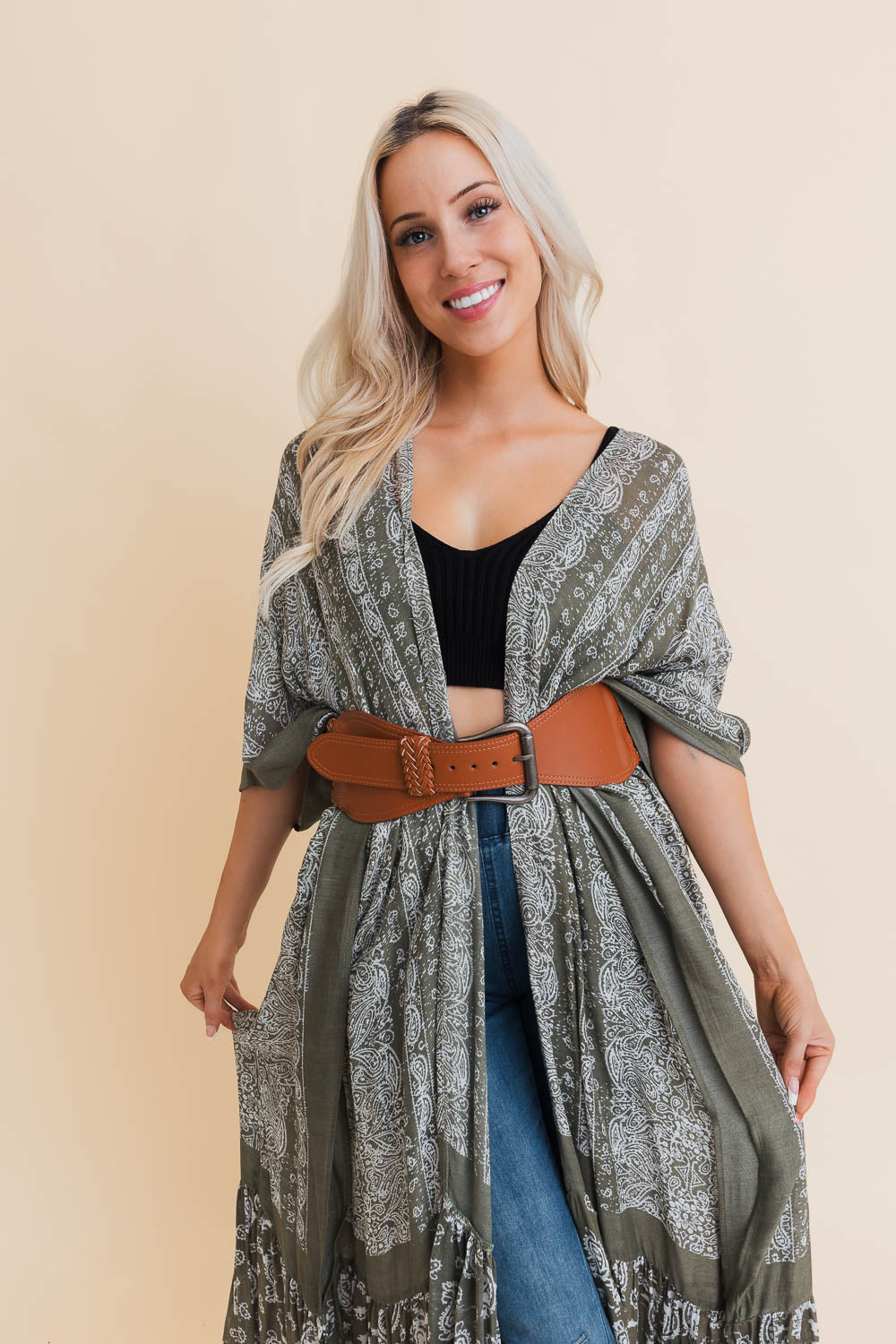 Classic Braided Leather Belt – Wide & Supple Strap - NeoKira Unlimited
