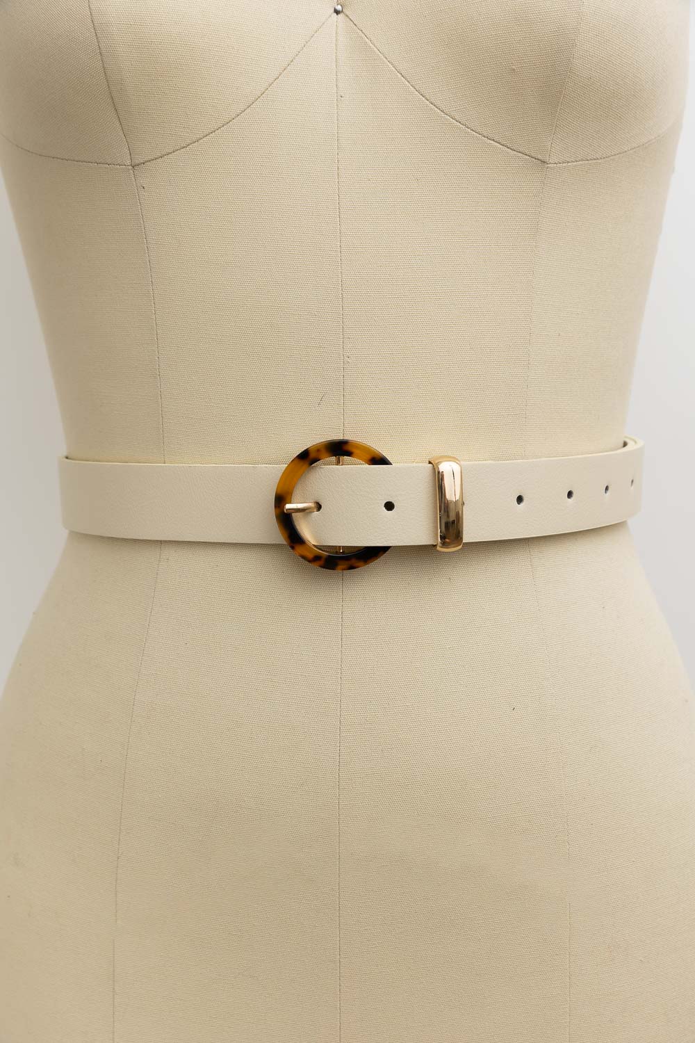 Tortoiseshell O-Ring Belt – Retro-Chic Adjustable Strap - NeoKira Unlimited