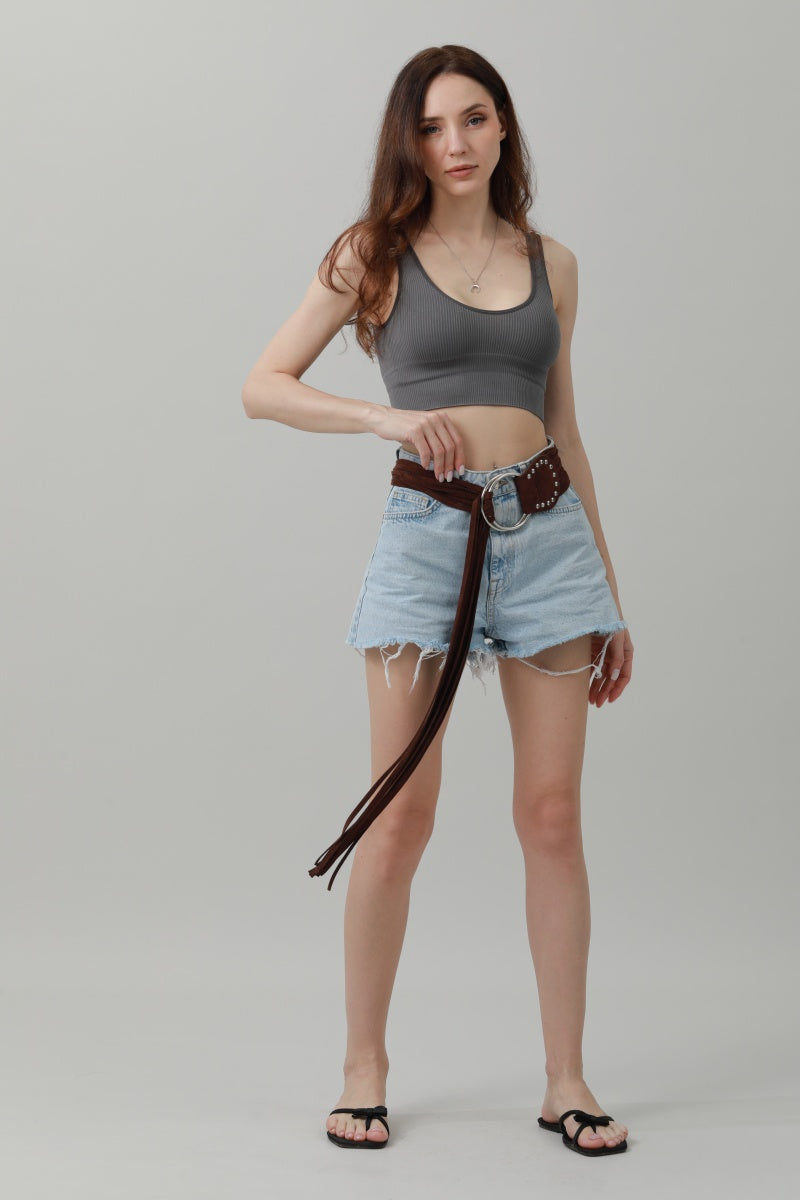 Long Fringe Waist Cincher – Vintage Draped Sash Belt - NeoKira Unlimited