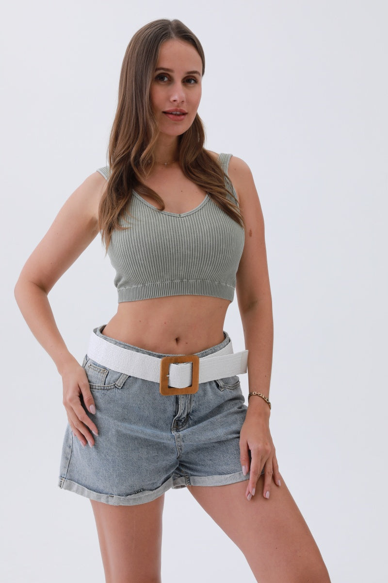 The Nature Woven Raffia Belt – Square Buckle, Earthy Elegance - NeoKira Unlimited