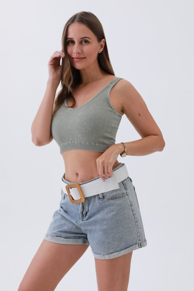 The Nature Woven Raffia Belt – Square Buckle, Earthy Elegance - NeoKira Unlimited