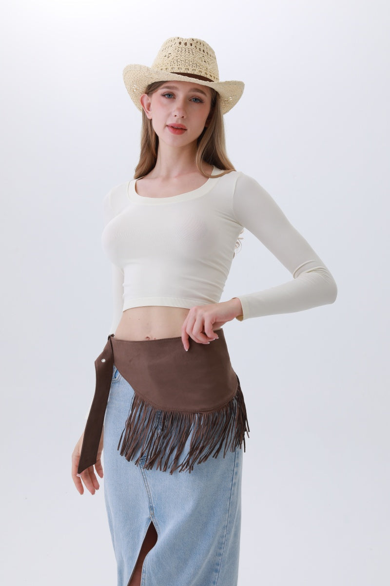 Ethnic Jazz Waist Cincher – Bohemian Fringe Belt&nbsp; - NeoKira Unlimited