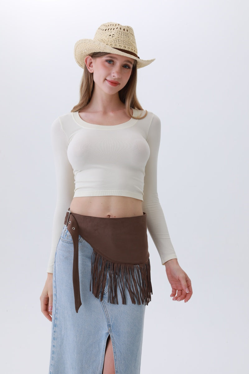 Ethnic Jazz Waist Cincher – Bohemian Fringe Belt&nbsp; - NeoKira Unlimited