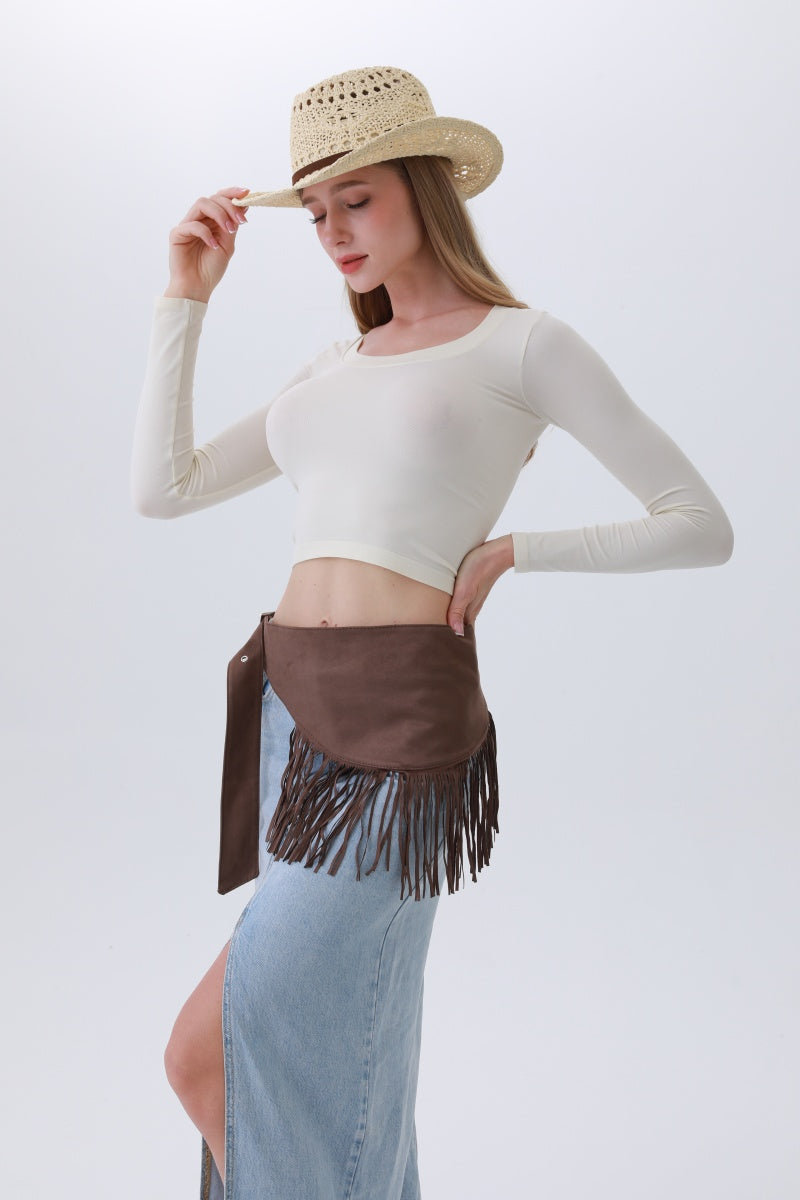 Ethnic Jazz Waist Cincher – Bohemian Fringe Belt&nbsp; - NeoKira Unlimited