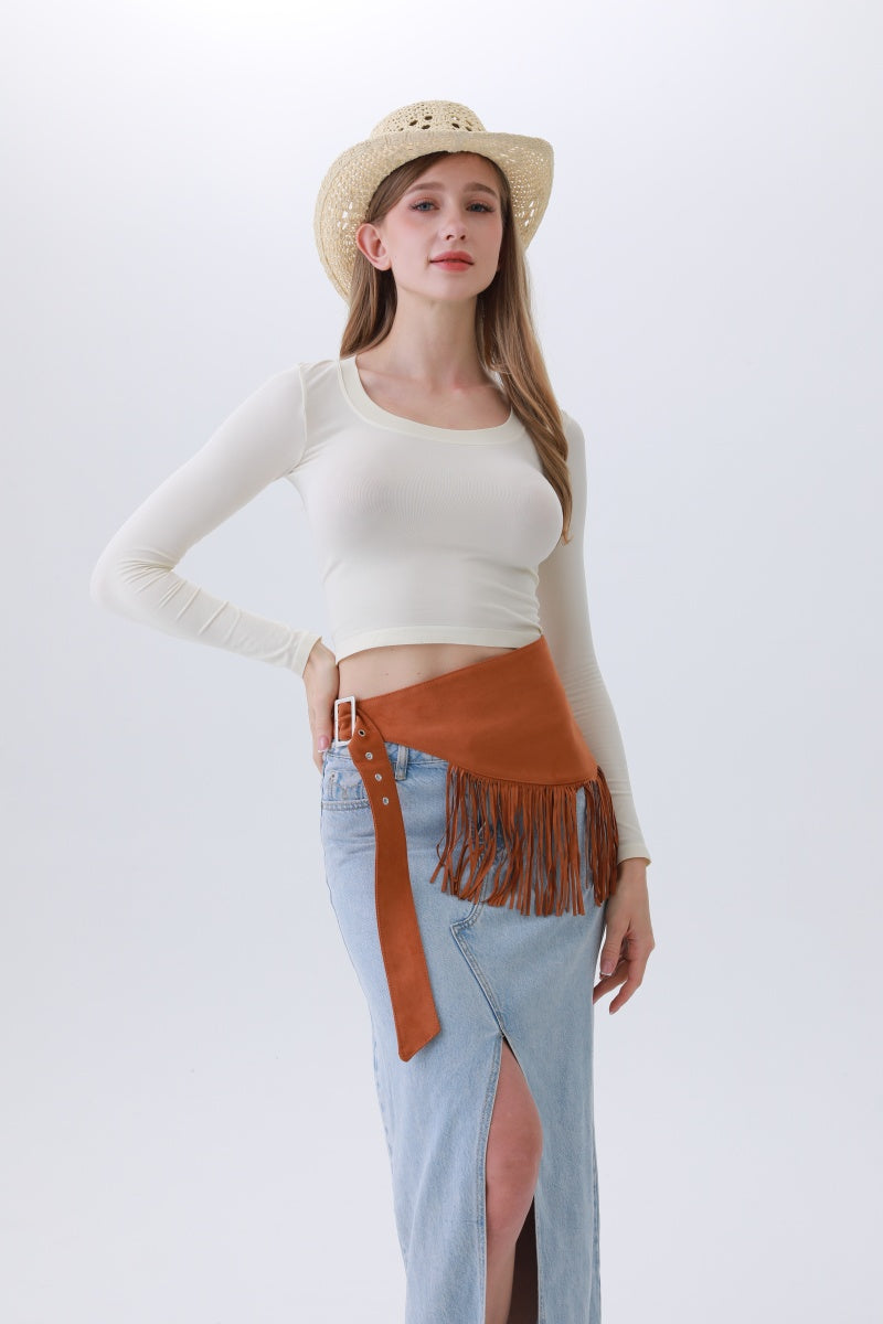 Ethnic Jazz Waist Cincher – Bohemian Fringe Belt&nbsp; - NeoKira Unlimited