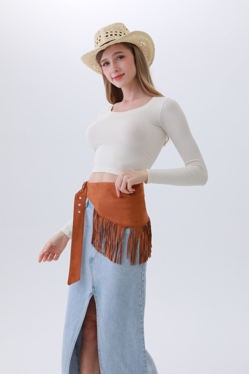 Ethnic Jazz Waist Cincher – Bohemian Fringe Belt&nbsp; - NeoKira Unlimited