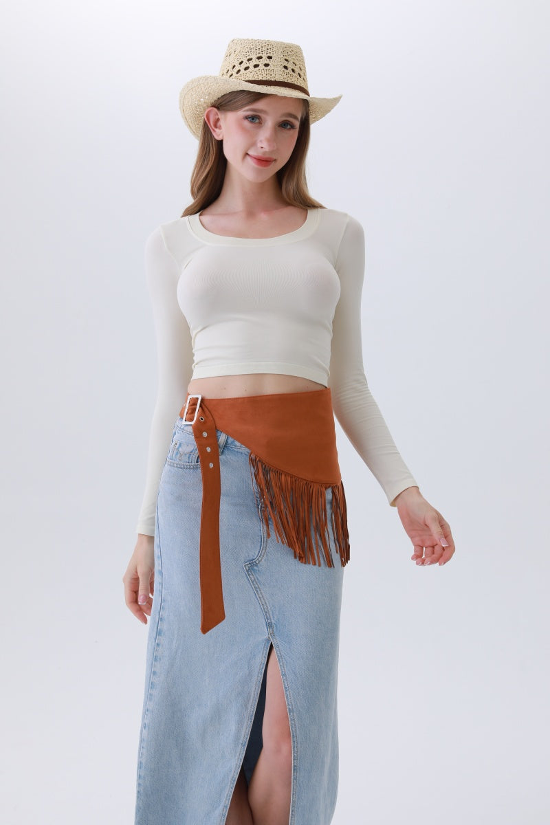 Ethnic Jazz Waist Cincher – Bohemian Fringe Belt&nbsp; - NeoKira Unlimited