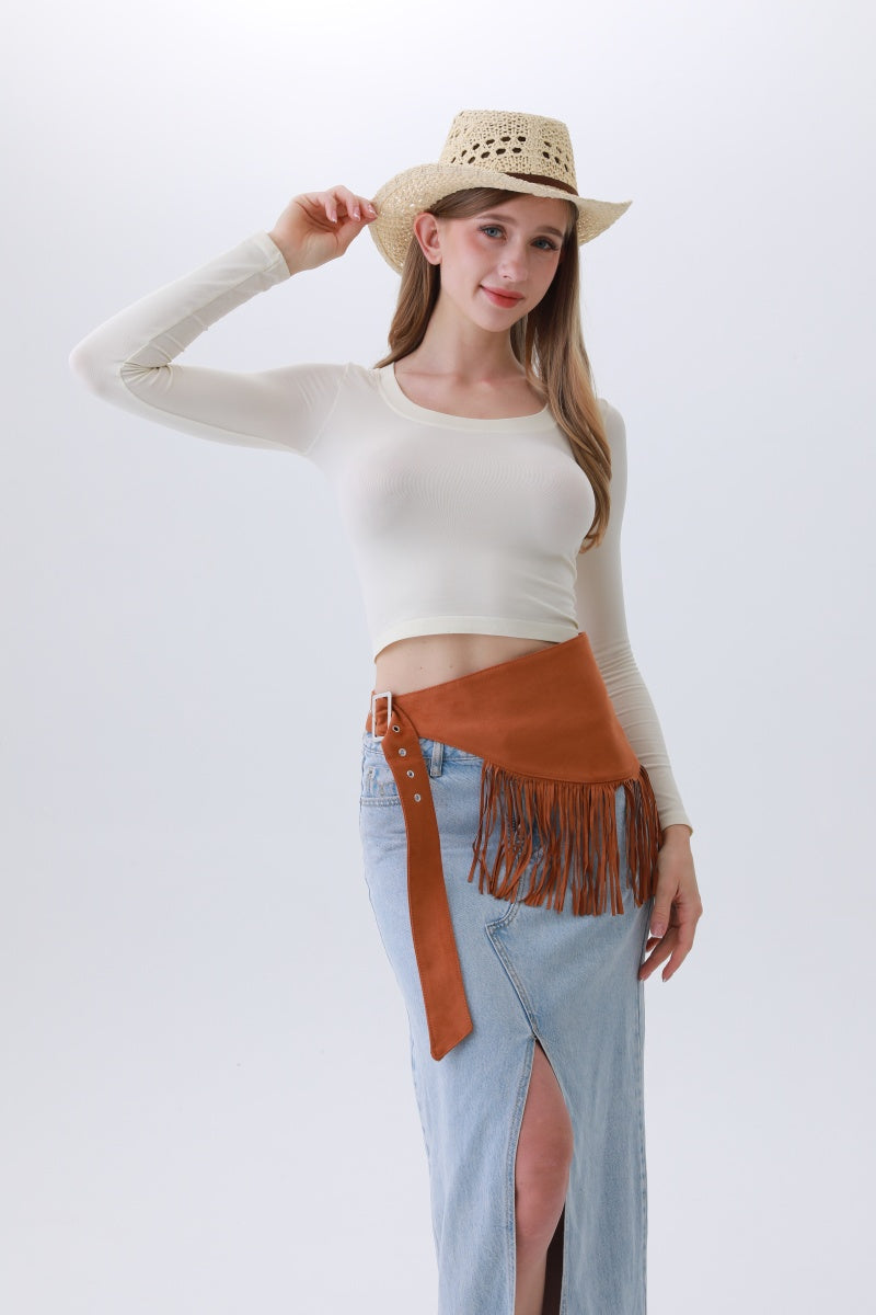 Ethnic Jazz Waist Cincher – Bohemian Fringe Belt&nbsp; - NeoKira Unlimited