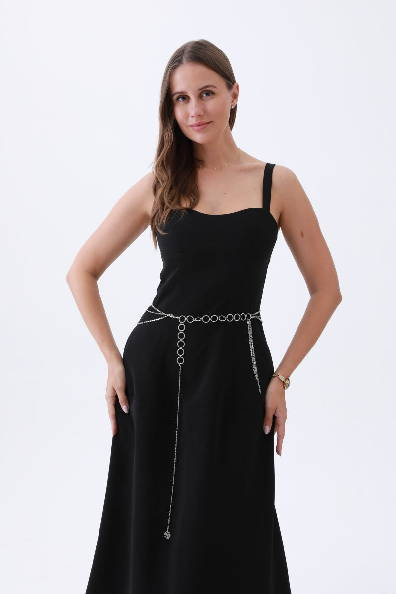 Triple-Layer Rhinestone Belt – Chain & Tassel Bohemian Glam&nbsp; - NeoKira Unlimited