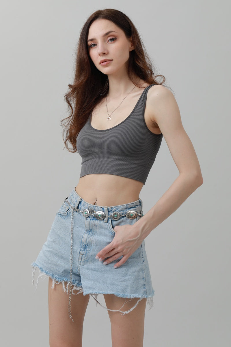 Bohemian Turquoise Waist Chain – Geometric Link Belt - NeoKira Unlimited