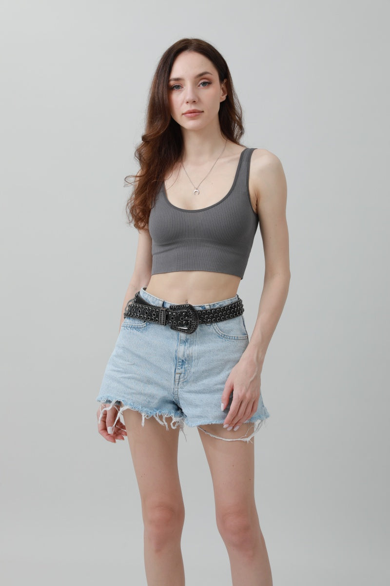 Rhinestone & Rivet Studded Belt – Glam Western Sparkle - NeoKira Unlimited