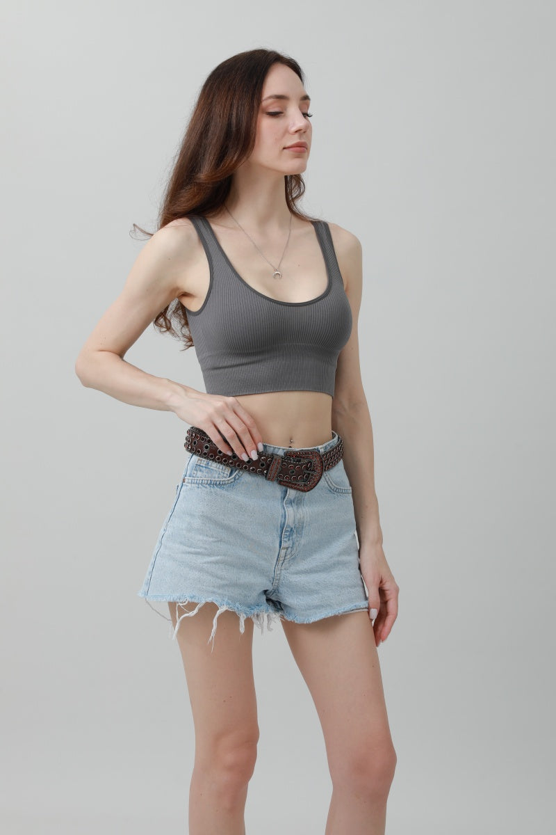 Rhinestone & Rivet Studded Belt – Glam Western Sparkle - NeoKira Unlimited