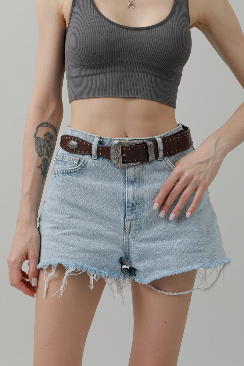 Retro Punk Belt – Vintage American Edge - NeoKira Unlimited