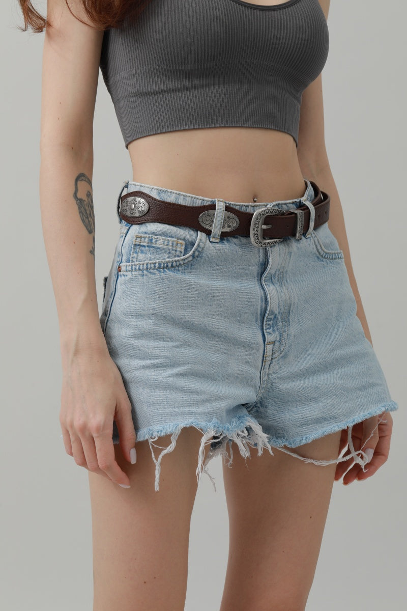 Vintage Biker Belt – Punk Americana Waistband ⚡🤠 - NeoKira Unlimited