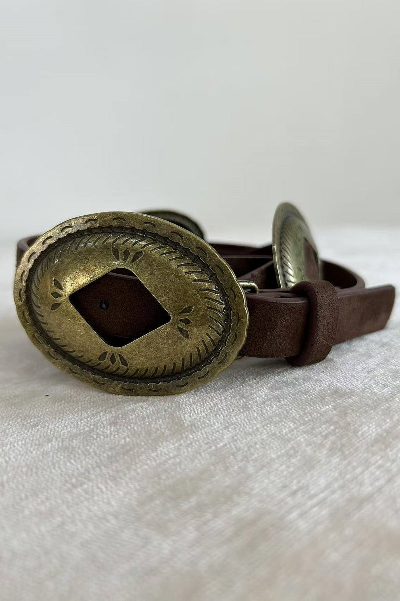 Vintage Western Belt – Retro Cowboy Style - NeoKira Unlimited