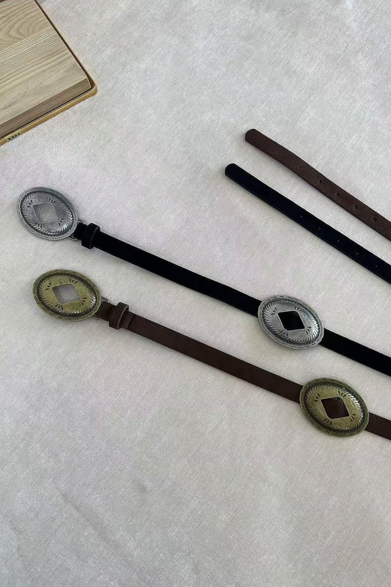 Vintage Western Belt – Retro Cowboy Style - NeoKira Unlimited