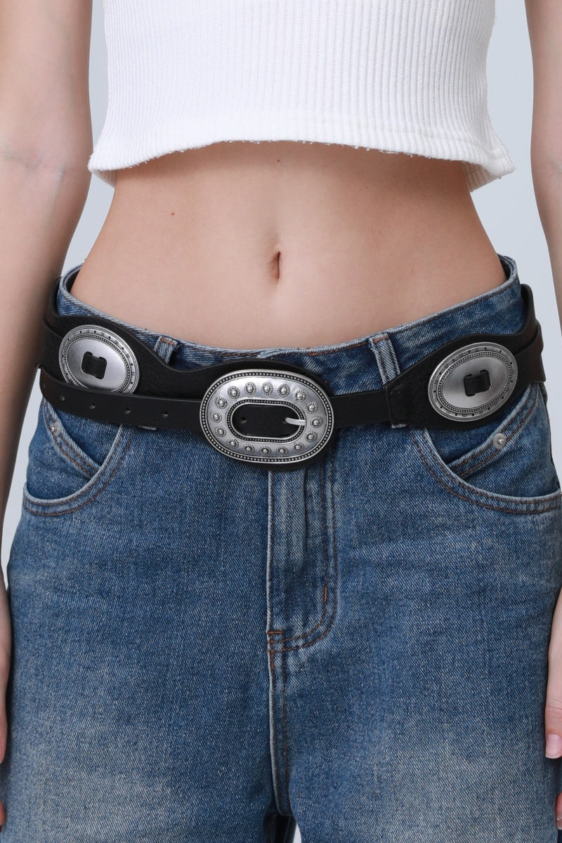 Boho Western PU Belt – Versatile Waist Strap for Women 🌵✨ - NeoKira Unlimited