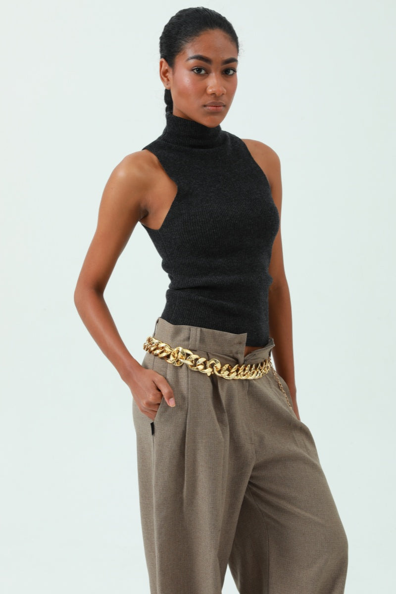 Chic Plated Waist Chain - Secure Hook Closure 🔗 - NeoKira Unlimited