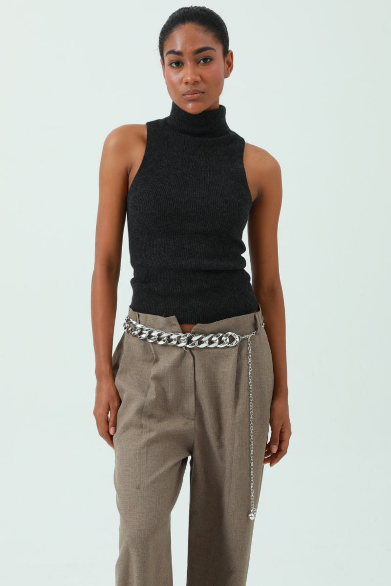 Chic Plated Waist Chain - Secure Hook Closure 🔗 - NeoKira Unlimited