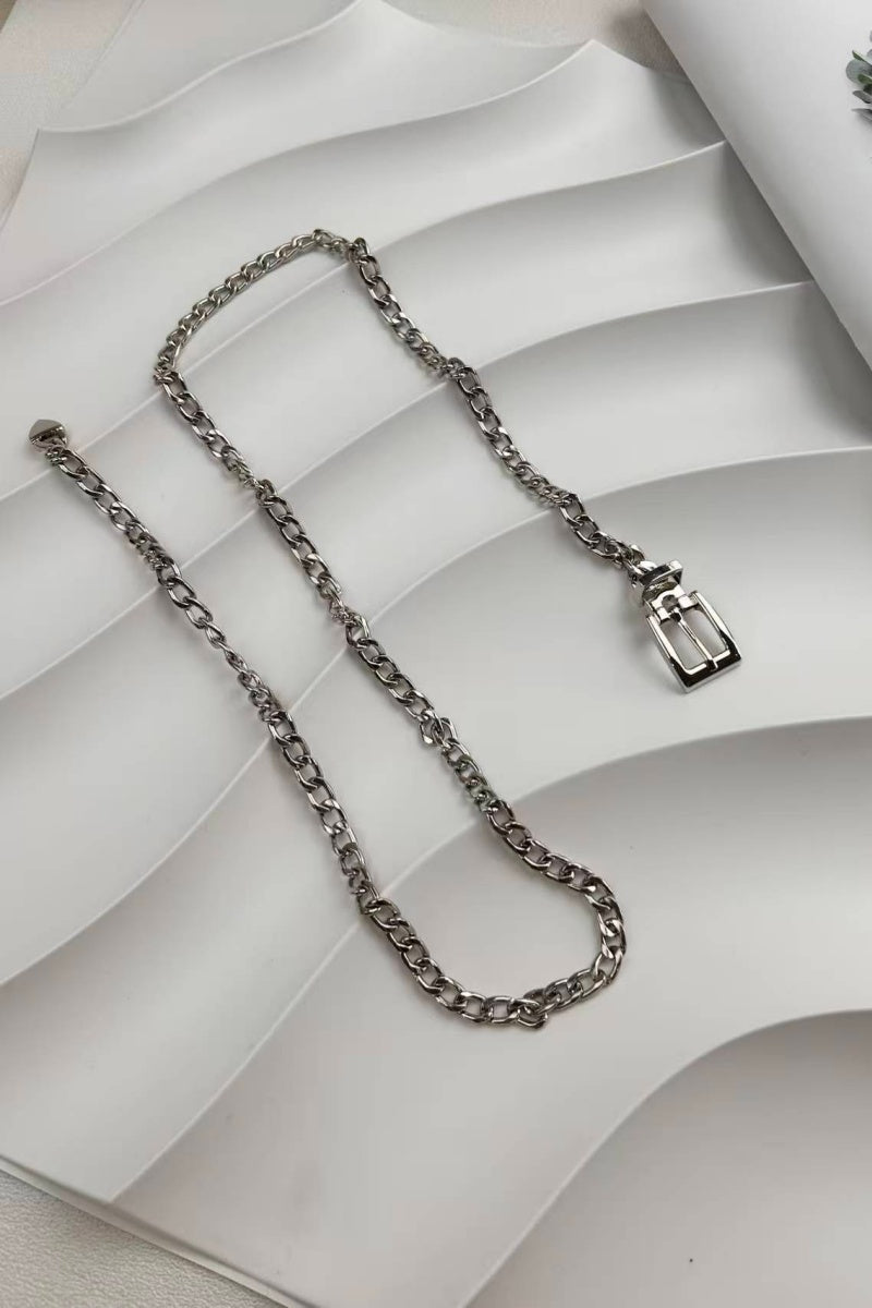 Chunky Chain Waist Belt - Versatile Punk Style ⛓️ - NeoKira Unlimited