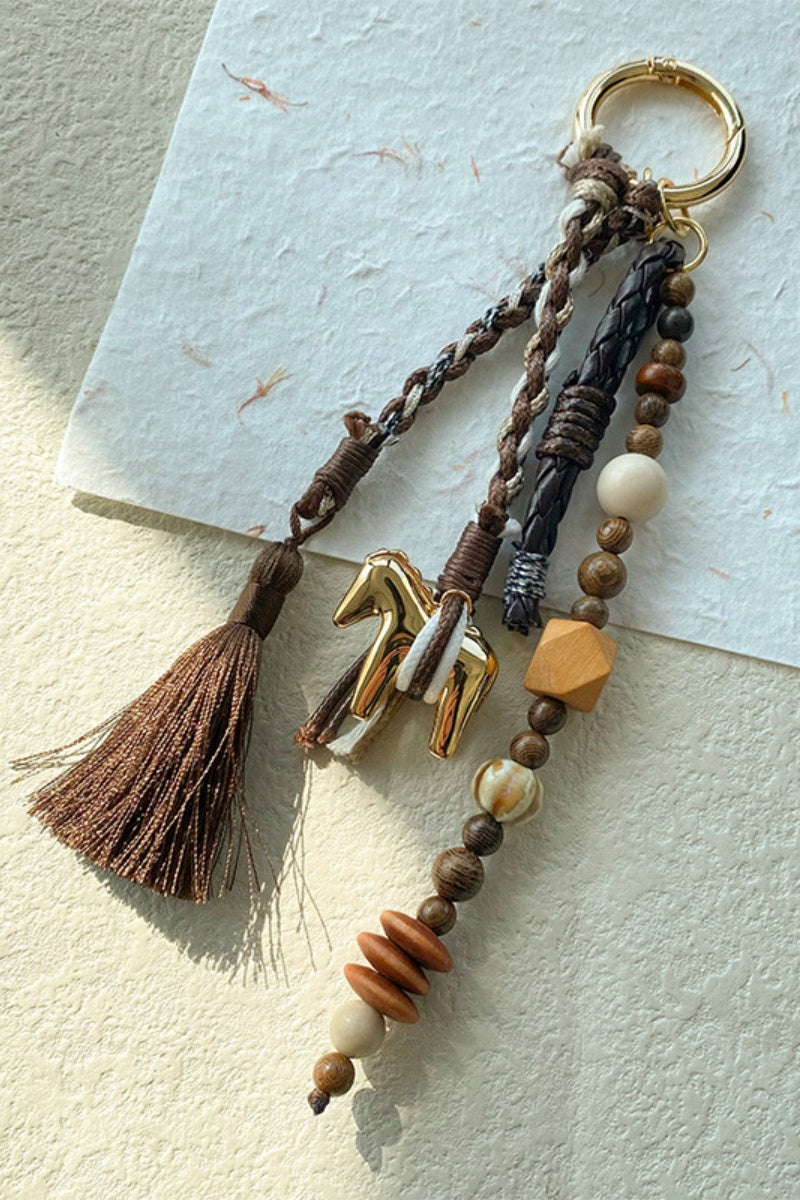 Elegant Golden Carousel Bag Charm – Chic Multi-Use Pendant - NeoKira Unlimited