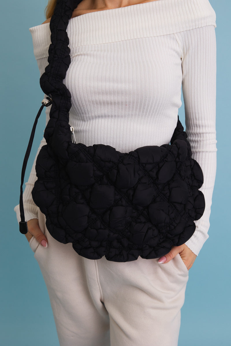 Carry All Quilted Puffer Crossbody Bag 👜 - NeoKira Unlimited