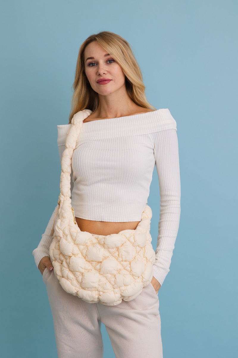 Carry All Quilted Puffer Crossbody Bag 👜 - NeoKira Unlimited