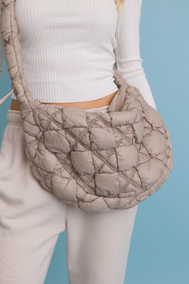 Carry All Quilted Puffer Crossbody Bag 👜 - NeoKira Unlimited