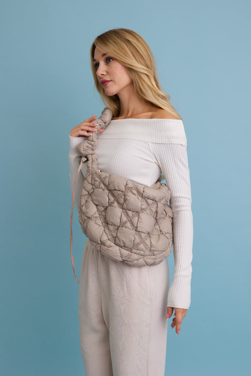 Carry All Quilted Puffer Crossbody Bag 👜 - NeoKira Unlimited