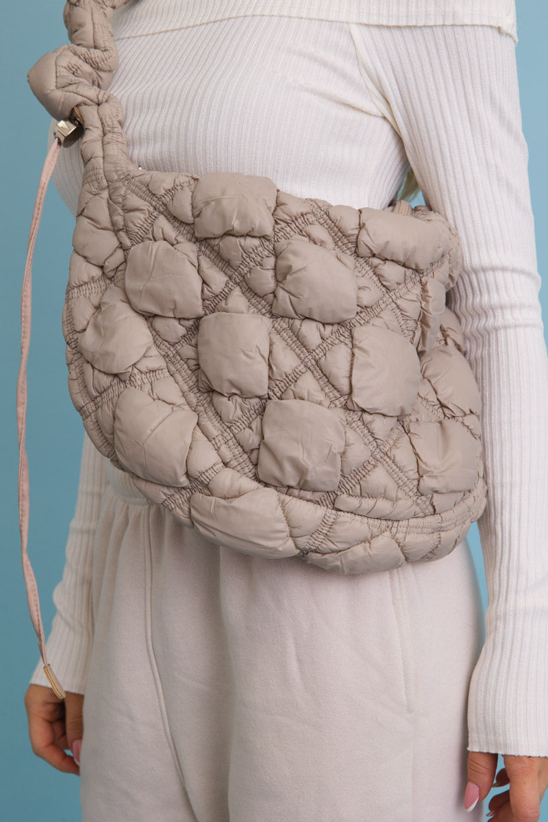 Carry All Quilted Puffer Crossbody Bag 👜 - NeoKira Unlimited