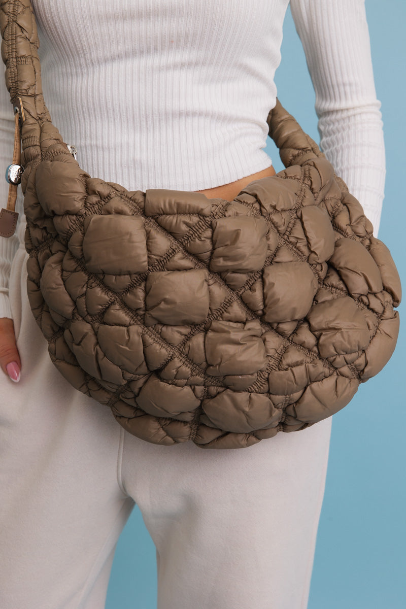 Carry All Quilted Puffer Crossbody Bag 👜 - NeoKira Unlimited