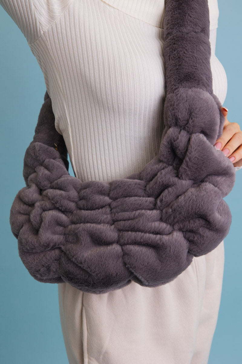 Plush Cloud Knit Cross Body Bag ☁️ - NeoKira Unlimited