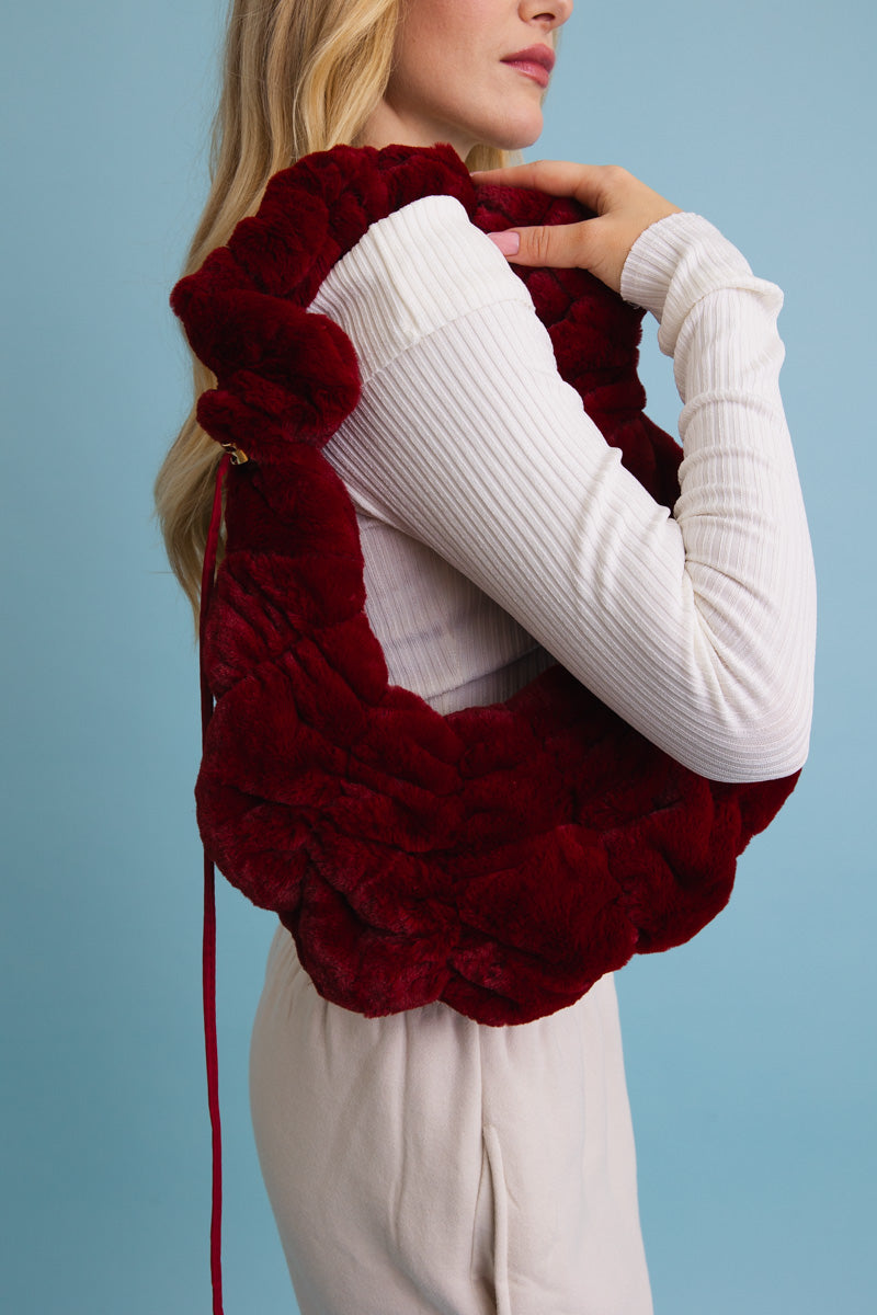 Plush Cloud Knit Cross Body Bag ☁️ - NeoKira Unlimited