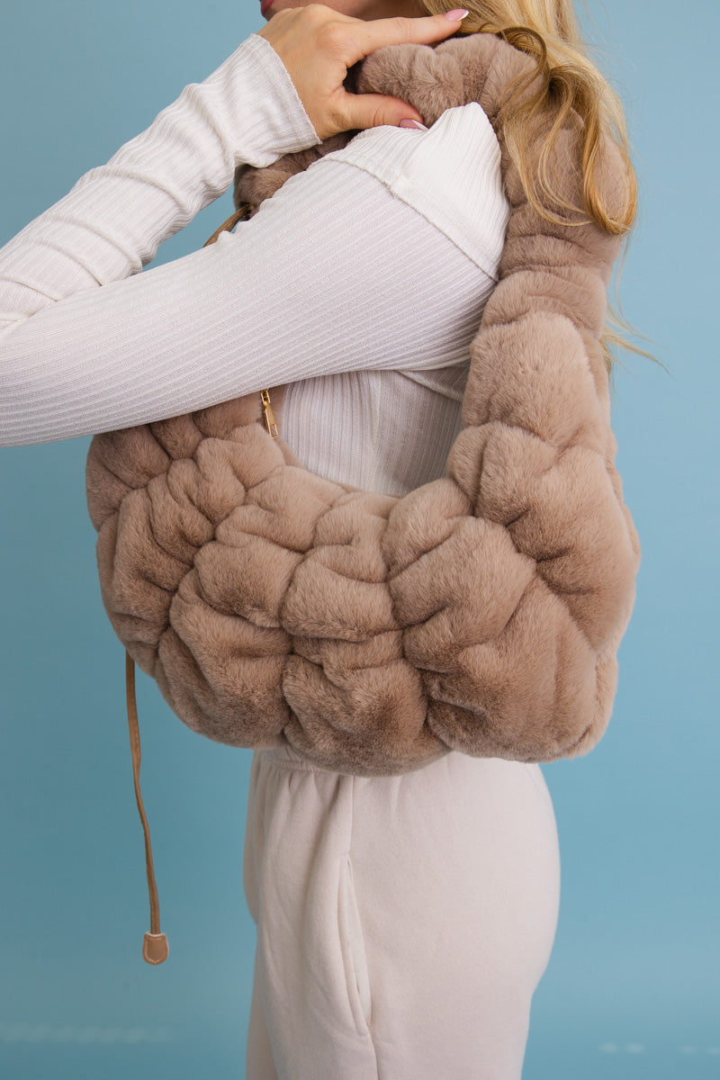 Plush Cloud Knit Cross Body Bag ☁️ - NeoKira Unlimited