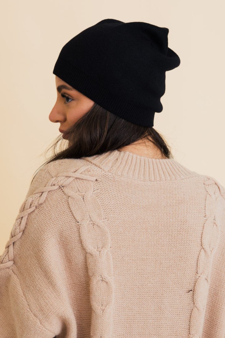 Cozy Up Trendy Chunky Knit Slouch Beanie - NeoKira Unlimited