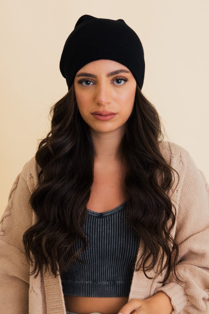 Cozy Up Trendy Chunky Knit Slouch Beanie - NeoKira Unlimited