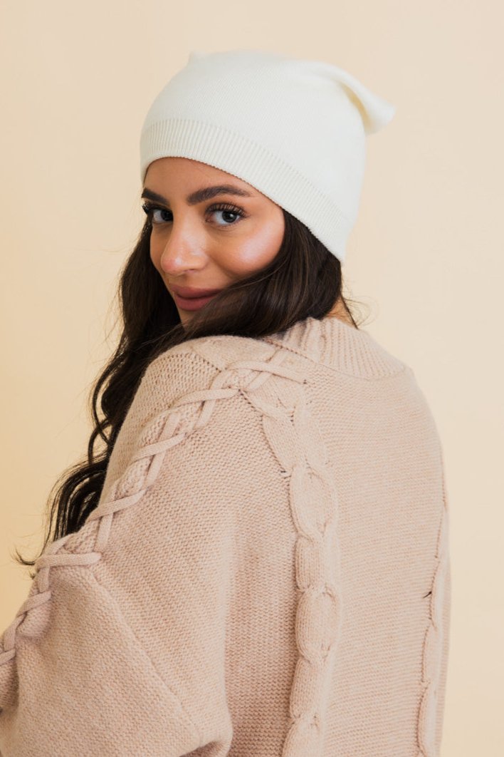 Cozy Up Trendy Chunky Knit Slouch Beanie - NeoKira Unlimited