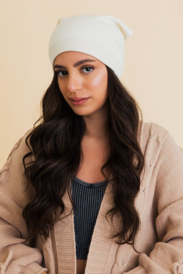 Cozy Up Trendy Chunky Knit Slouch Beanie - NeoKira Unlimited