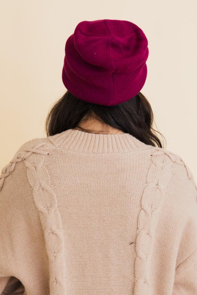 Cozy Up Trendy Chunky Knit Slouch Beanie - NeoKira Unlimited