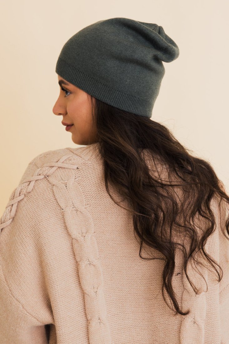 Cozy Up Trendy Chunky Knit Slouch Beanie - NeoKira Unlimited