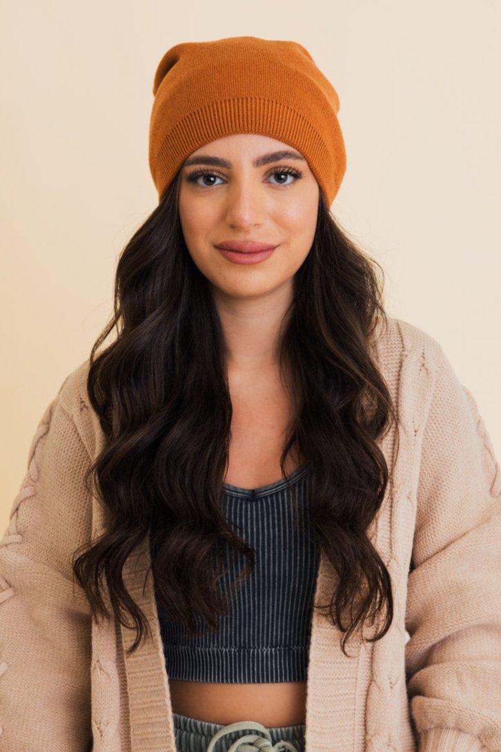 Cozy Up Trendy Chunky Knit Slouch Beanie - NeoKira Unlimited
