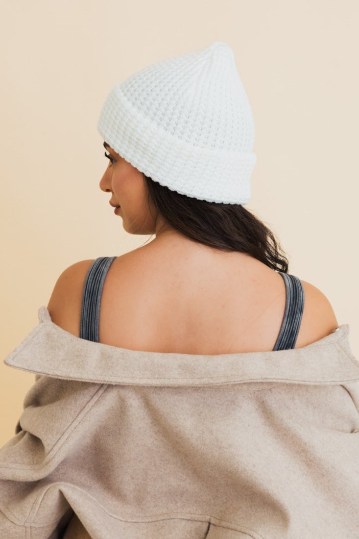Toasty Waffle Puff Beanie - NeoKira Unlimited