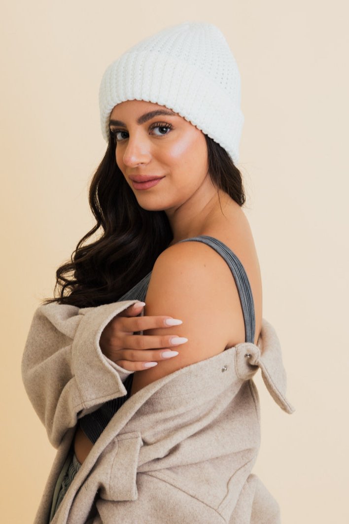 Toasty Waffle Puff Beanie - NeoKira Unlimited